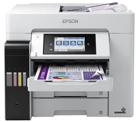 Epson EcoTank ET-5880 All in One Mustesuihkutulostin Monitoimilaite Faksilla - Väri - Muste